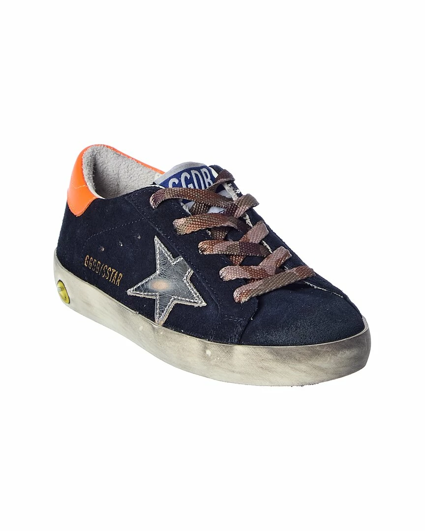kids Golden Goose Superstar Suede Sneaker