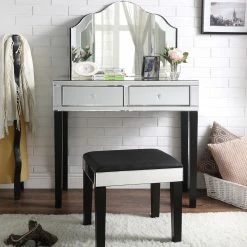 Inspired Home Milano Vanity Table