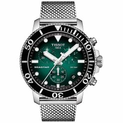 Tissot Men's Seastar 1000 Green Dial Watch