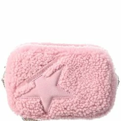 women Golden Goose Mini Star Mini Shearling Crossbody