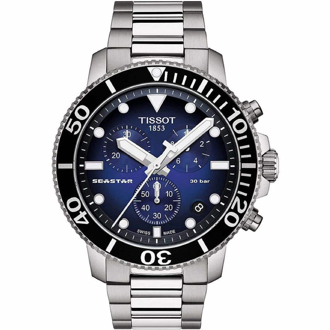 Tissot Men's Seastar 1000 Blue Dial Watch