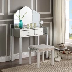 Inspired Home Milano Vanity Table