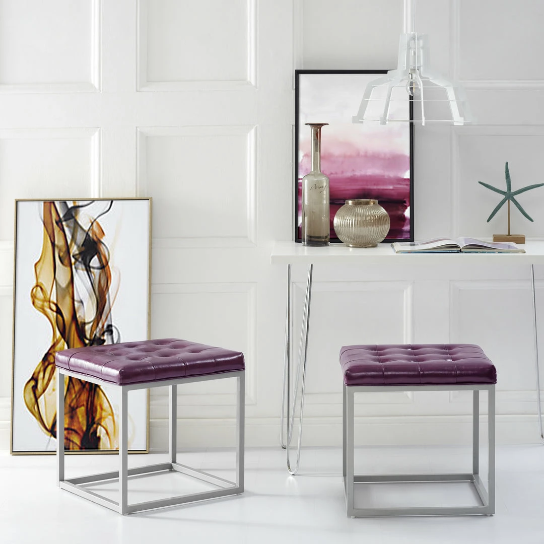 Inspired Home Logan Ottoman - Image 8