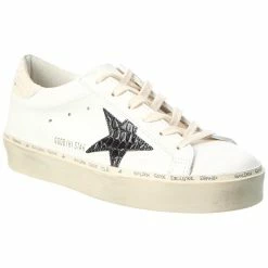 women Golden Goose Hi Star Leather Sneaker