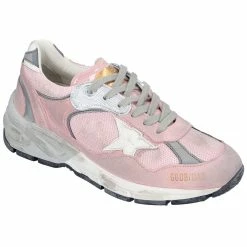 women Golden Goose Running Dad Leather Sneaker