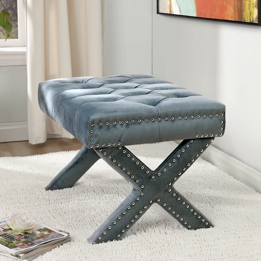 Inspired Home Emma Ottoman