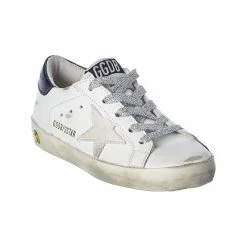 kids Golden Goose Superstar Leather Sneaker