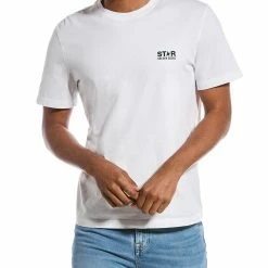 men Golden Goose Logo Print T-Shirt