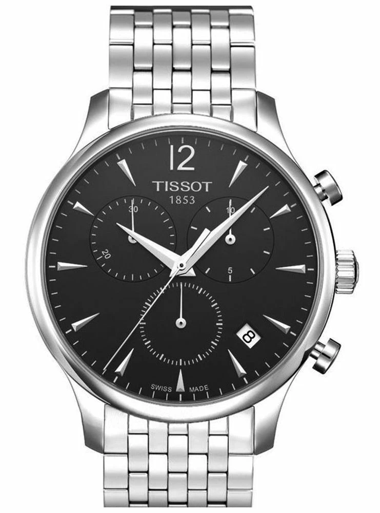 Tissot Men's Tradition Black Dial Watch