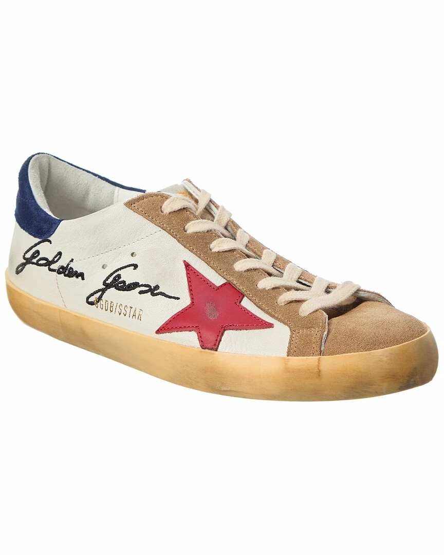 men Golden Goose Superstar Leather & Suede Sneaker