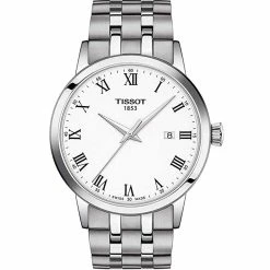 Tissot Men's Classic White Dial Watch
