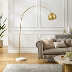 Inspired Home Maycie Floor Lamp With 6ft Power Cord