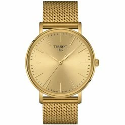 Tissot Men's Everytime Gold Dial Watch