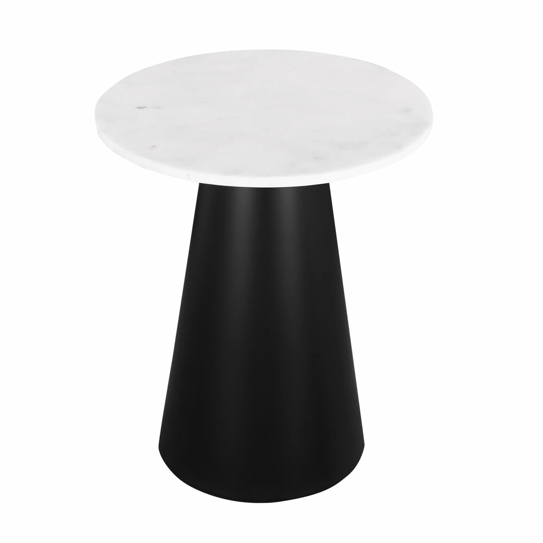 Inspired Home - Kolin Marble Side Table - Image 2