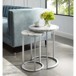 Inspired Home Grace End Table