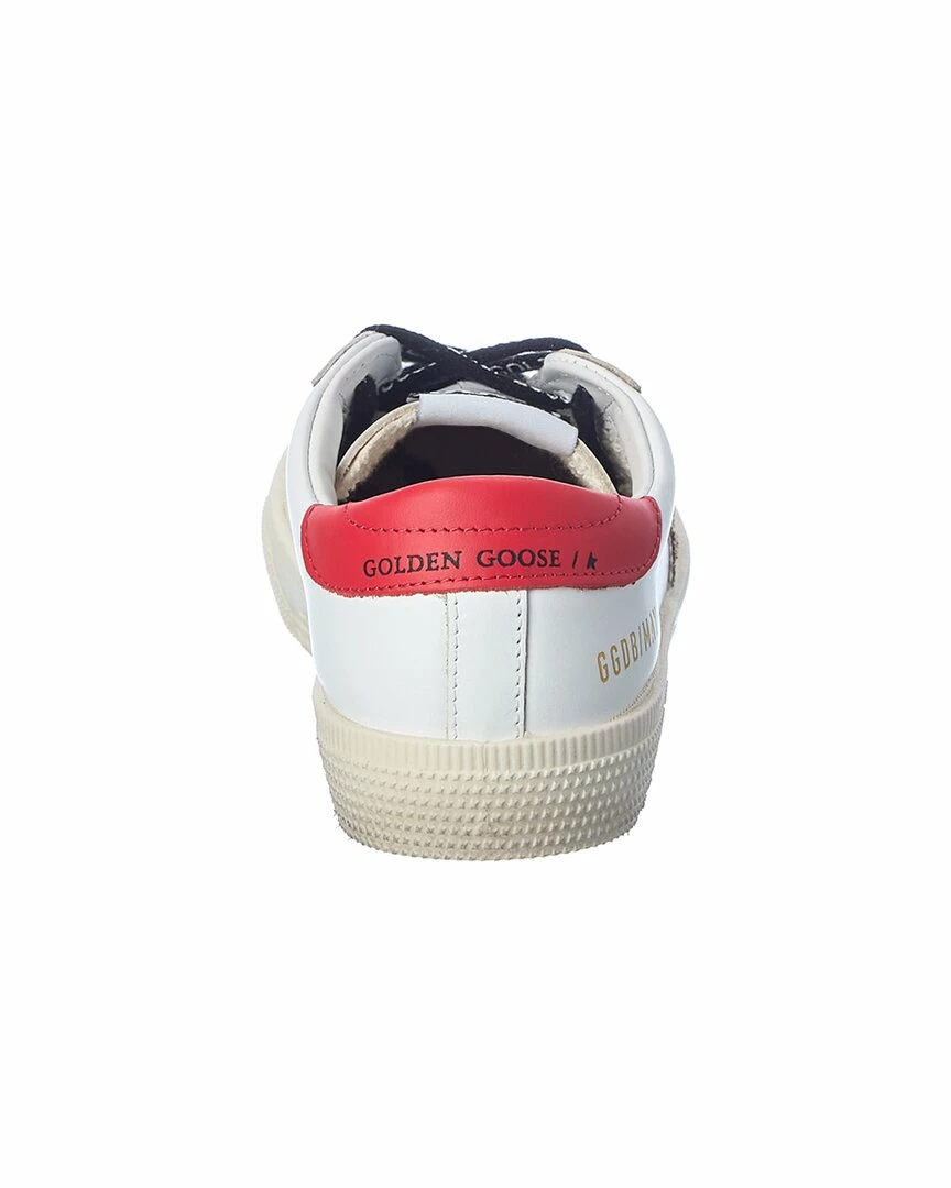 kids Golden Goose May Leather Sneaker - Image 3