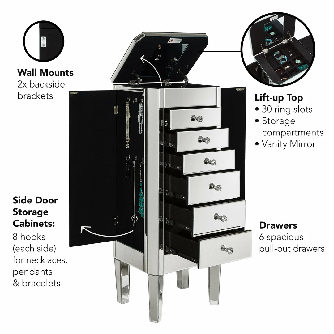 Inspired Home Fernando Vanity Table - Image 4