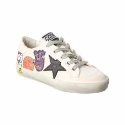 kids Golden Goose Superstar Canvas Sneaker