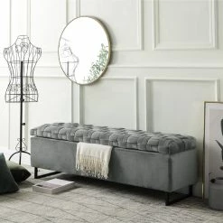 Inspired Home Talia Storage Bench