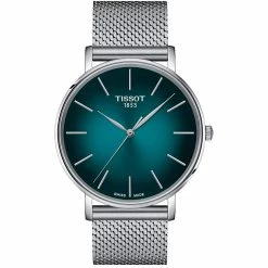 Tissot Men's Everytime Green Dial Watch