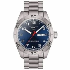 Tissot Men's PRS 516 Blue Dial Watch