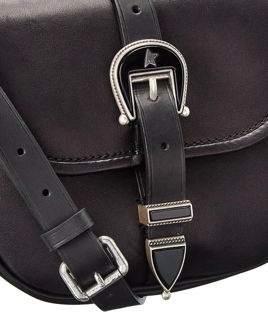 women Golden Goose Buckle Leather Shoulder Bag - Image 3