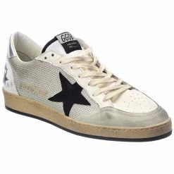 men Golden Goose Ballstar Mesh & Leather Sneaker