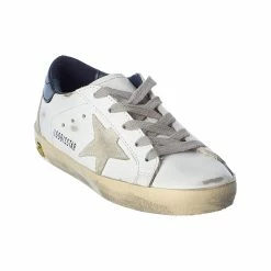 kids Golden Goose Superstar Leather Sneaker