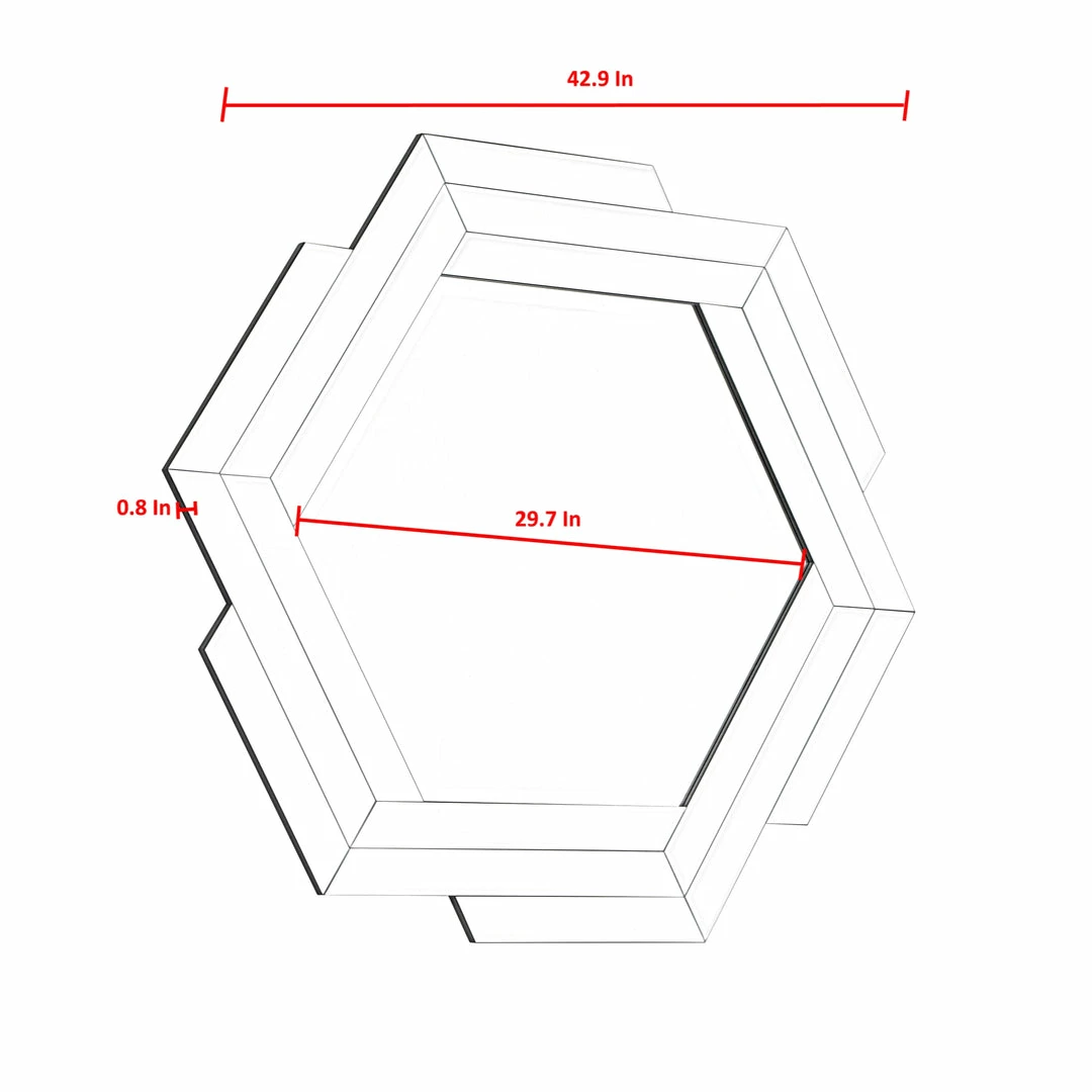 Inspired Home Kathleen Wall Mirror - Image 6