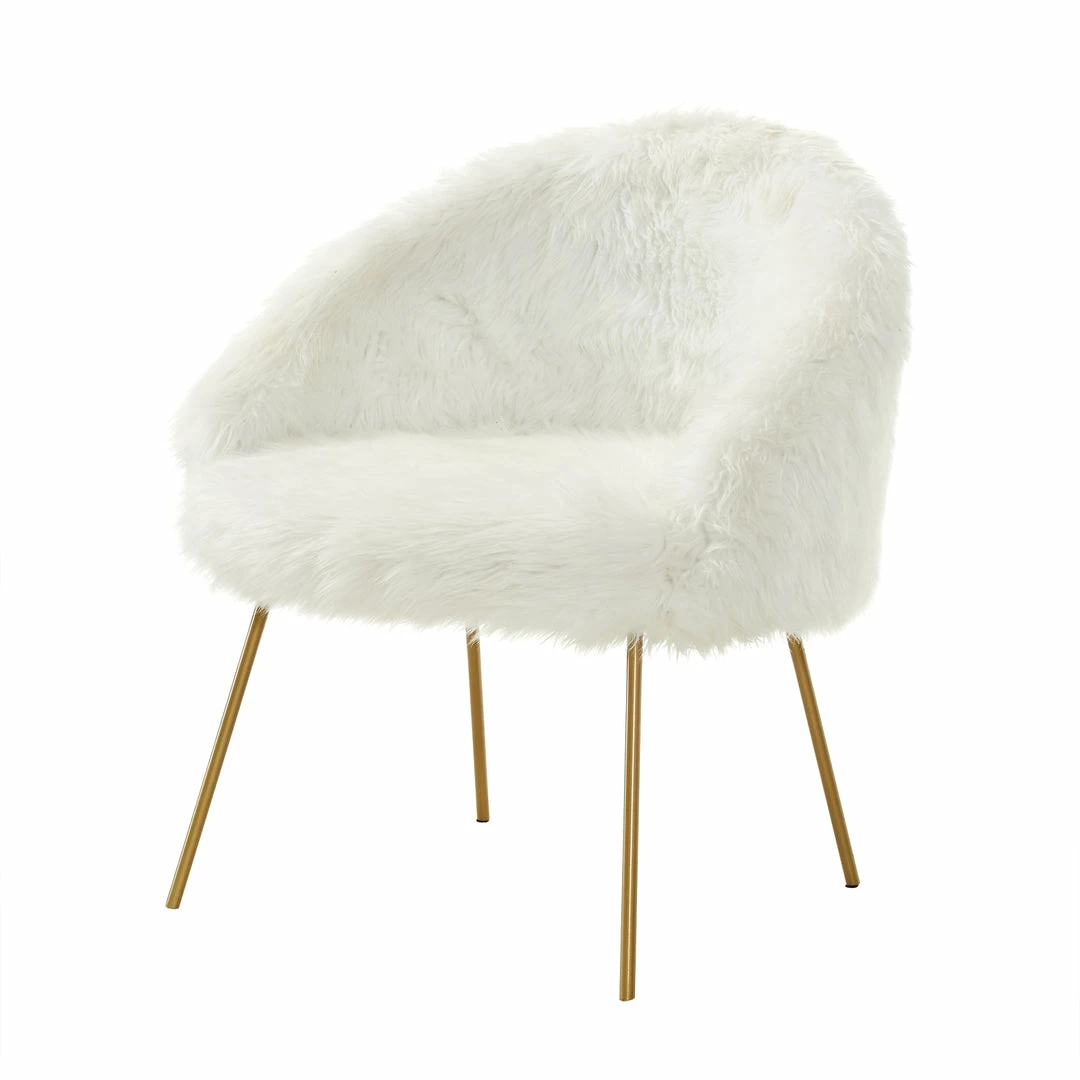 Inspired HomeAna Fur Chair - Image 3