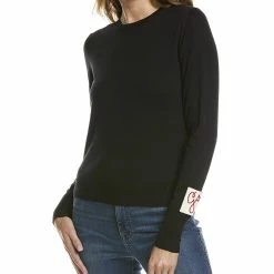 women Golden Goose Patch Wool Sweater
