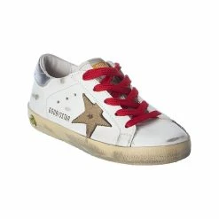 kids Golden Goose Superstar Leather Sneaker