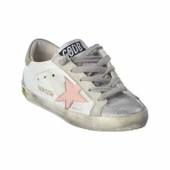 kids Golden Goose Superstar Leather Sneaker