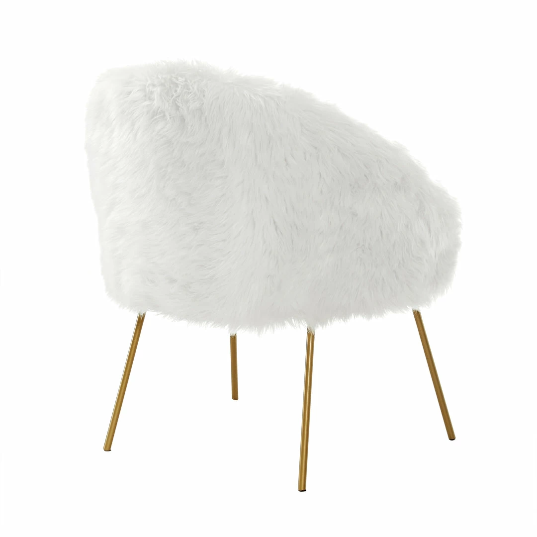 Inspired HomeAna Fur Chair - Image 5