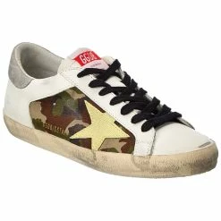 men Golden Goose Superstar Canvas & Leather Sneaker