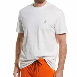 men Golden Goose White Star T-Shirt
