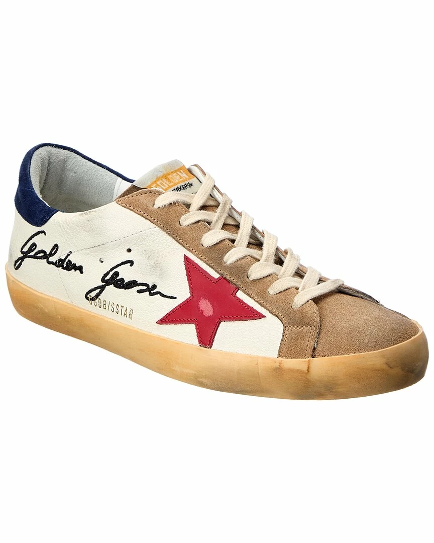 men Golden Goose Superstar Leather & Suede Sneaker