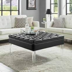 Inspired Home Filomena Ottoman