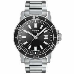 Tissot Men's Supersport Black Dial Watch