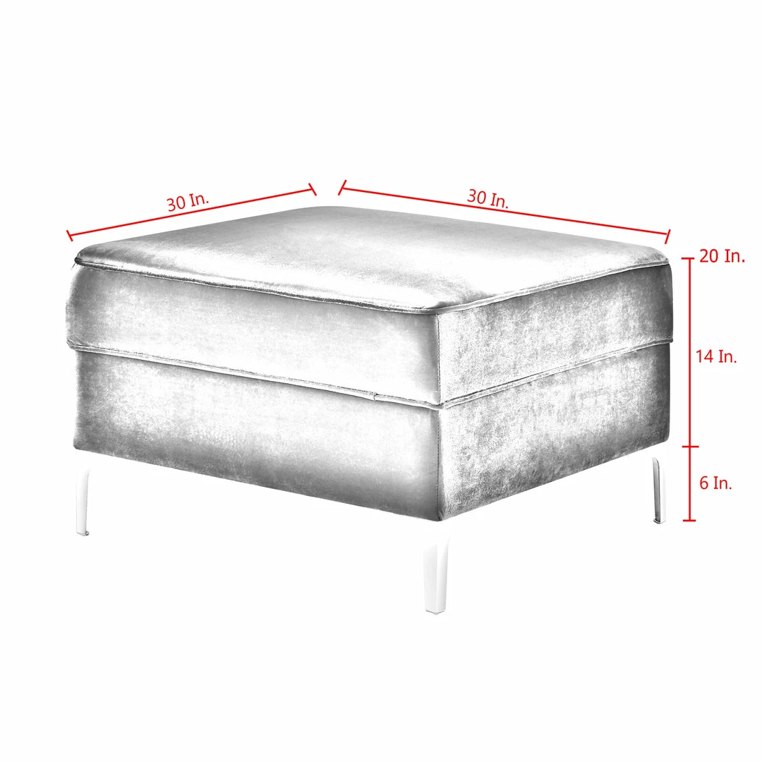 Inspired Home Alison Storage Ottoman - Image 6