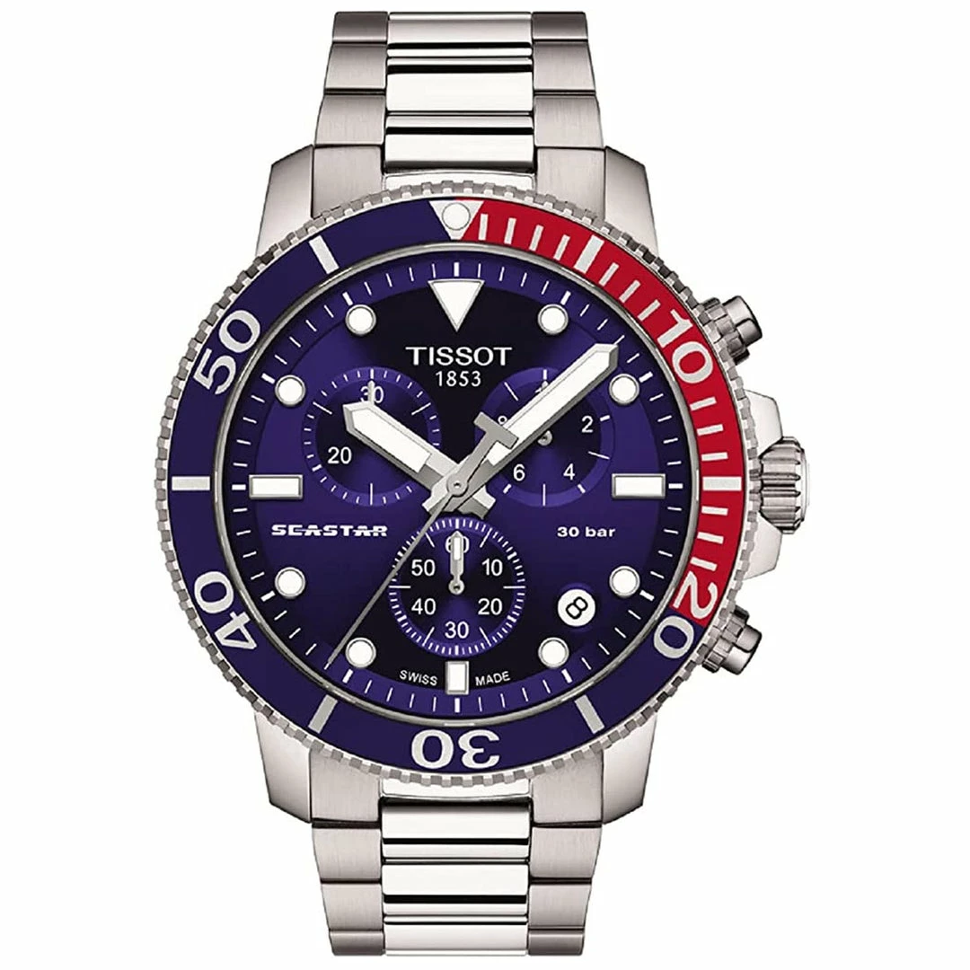 Tissot Men's Seastar 1000 Blue Dial Watch
