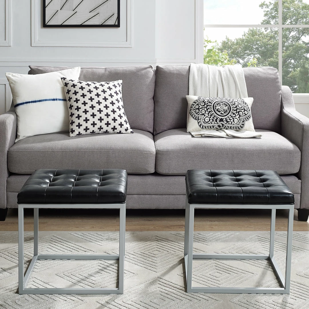 Inspired Home Logan Ottoman - Image 10