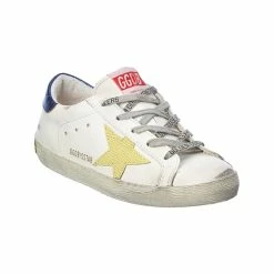 kids Golden Goose Superstar Leather Sneaker