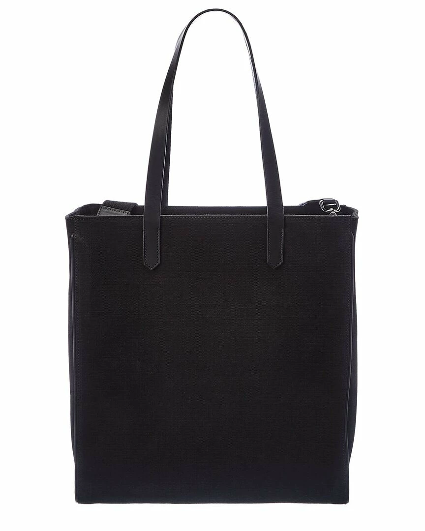 women Golden Goose Logo Canvas & Leather Tote - Image 2