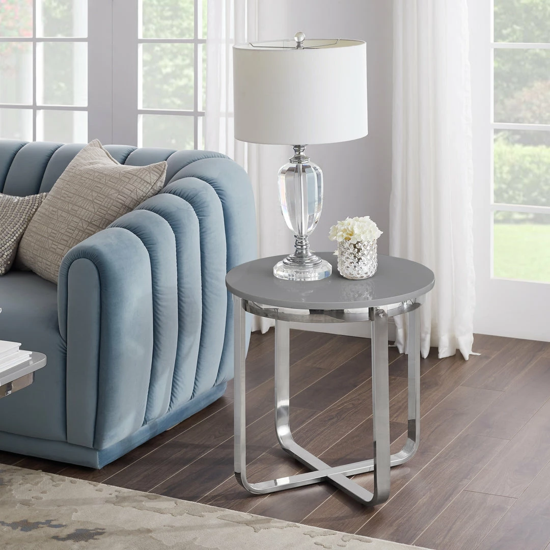 Inspired Home Oleena End Table - Image 7