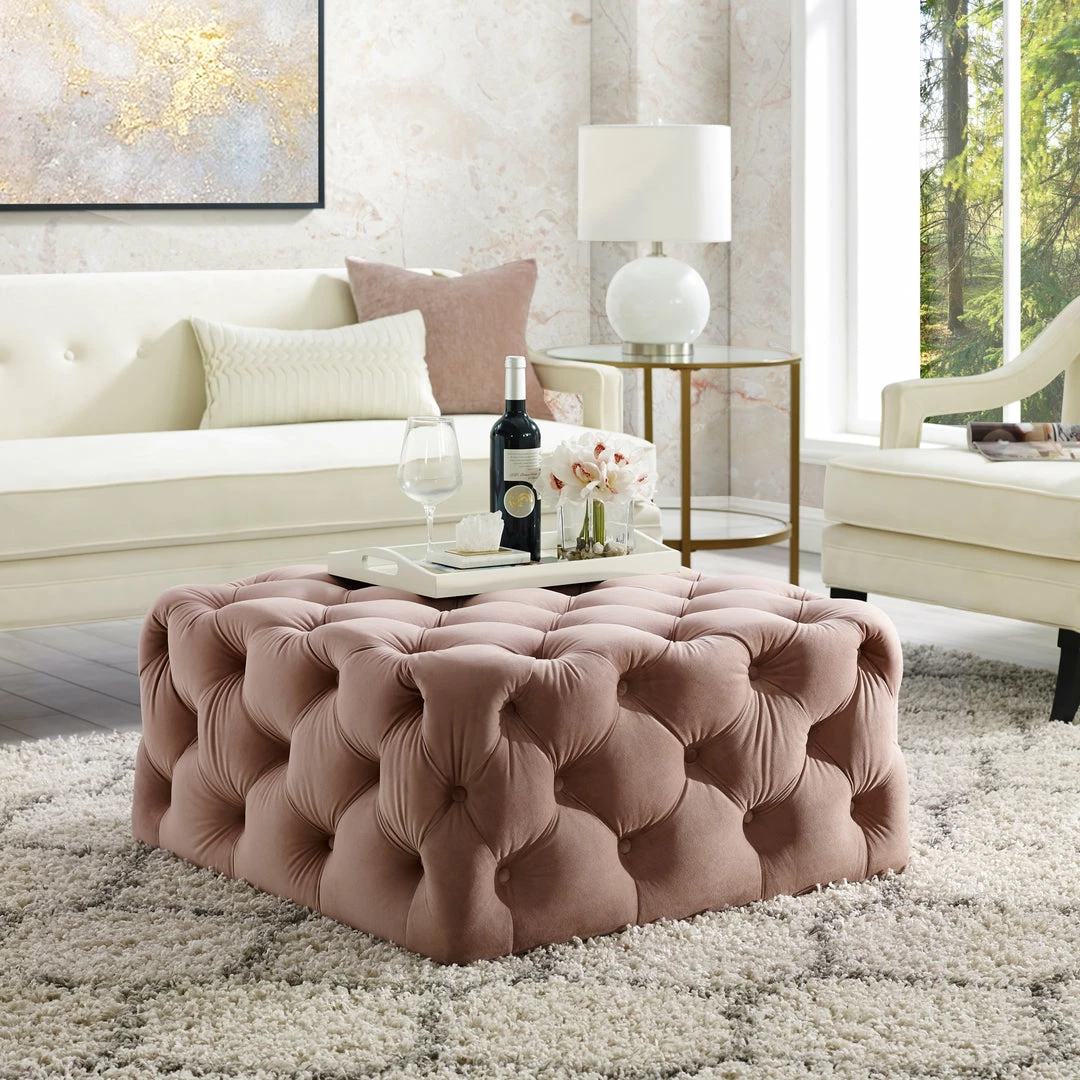 Inspired Home Cocktail Ottoman - Image 9