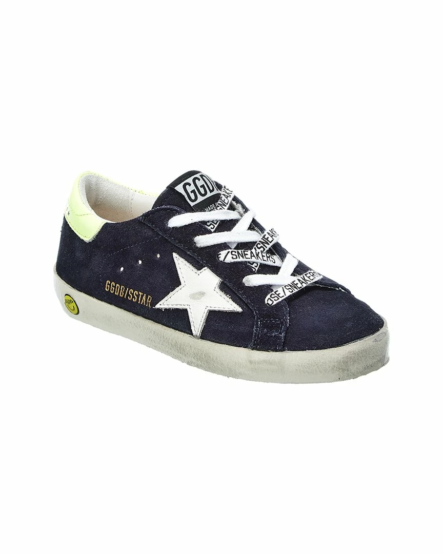 kids Golden Goose Superstar Suede Sneaker