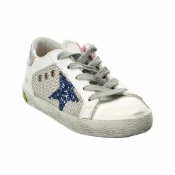 kids Golden Goose Superstar Leather-Trim Sneaker