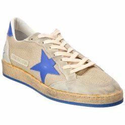 men Golden Goose Ballstar Mesh & Suede Sneaker