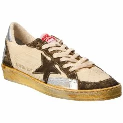 men Golden Goose Ballstar Nylon & Suede Sneaker